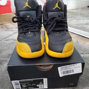 Black and Yellow Jordan 12